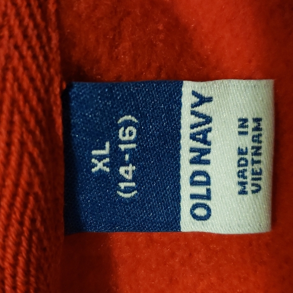 Old Navy Red cotton Blend Hoodie - Picture 6 of 8